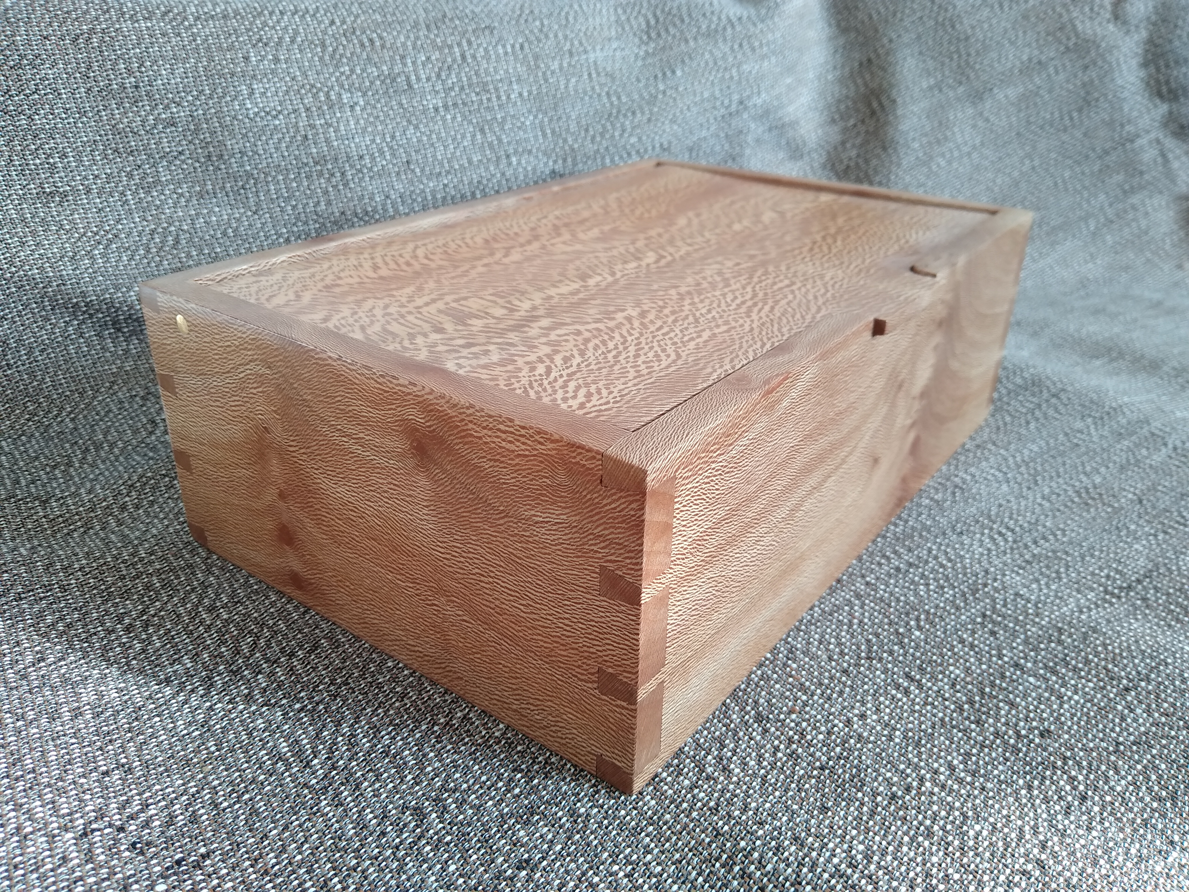 a wooden box